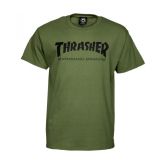 Thrasher Skate Mag Short Sleeve Tee Army Green - Green - Short Sleeve T-Shirt