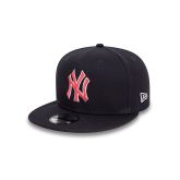 New Era New York Yankees MLB Outline Navy 9FIFTY Adjustable Cap - Grey - Cap