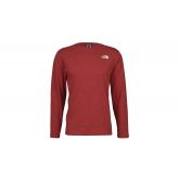 The North Face M L/S Red Box Tee - Red - Short Sleeve T-Shirt