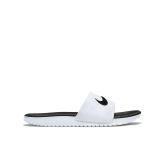 Nike Kawa "White Black" Slides (GS/PS) - White - Flip-Flops
