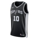 Nike Dri-FIT San Antonio Spurs Jeremy Sochan Icon Edition 2022/23 Swingman Jersey - Black - Jersey