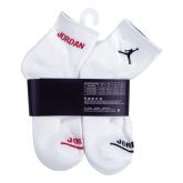 Jordan Legend Ankle 6PK  White - White - Socks