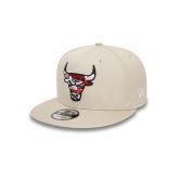 New Era Chicago Bulls NBA Seasonal Infill Stone 9FIFTY Snapback Cap - Brown - Cap