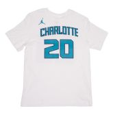 Jordan NBA Charlotte Hornets Tee - White - Short Sleeve T-Shirt