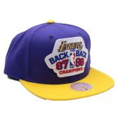 Mitchell & Ness NBA Los Angeles Lakers B2B Snapback HWC - Purple - Cap