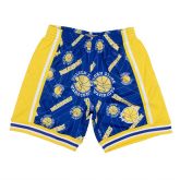 Mitchell & Ness Golden State Warriors Swingman Short - Blue - Shorts