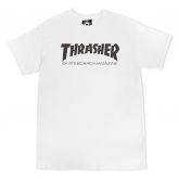 Thrasher Skate Mag T-Shirt White - White - Short Sleeve T-Shirt