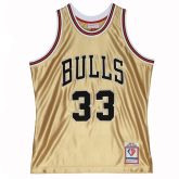 Mitchell & Ness Chicago Bulls Scottie Pippen 75th Gold Swingman Jersey - Multi-color - Jersey