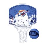 Wilson NBA Team Mini Hoop Oklahoma City Thunder - Blue - Accessories