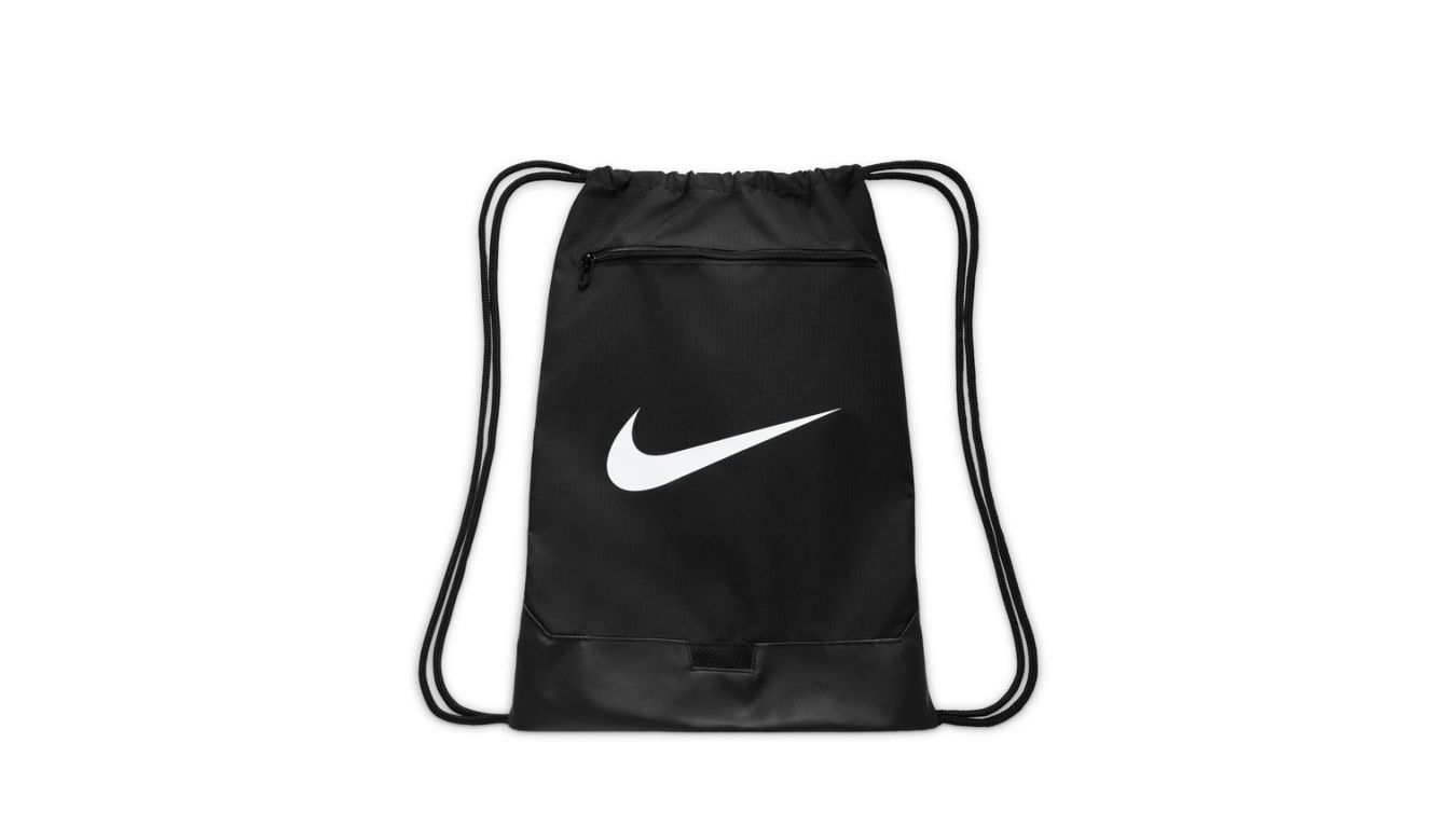 Nike Brasilia 9.5 GYM SACK Bags Navy Black Running Shoes Training Bag  DM3978-010 