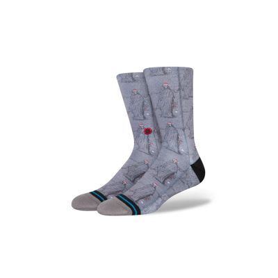 Stance Happy Holideath Crew Sock - Grey - Socks