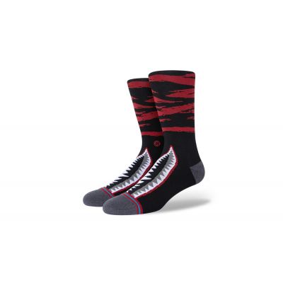 Stance Stample Warbird Crew Sock - Red - Socks