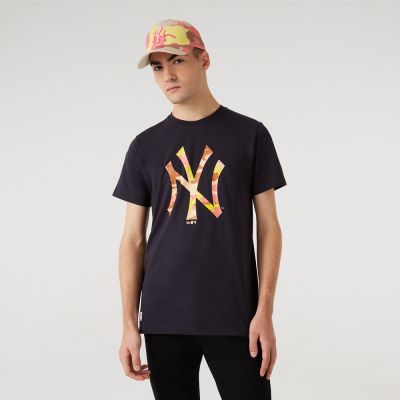 New Era Mlb Camo New York Yankees Navy - Black - Short Sleeve T-Shirt