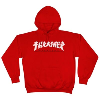 Thrasher Skate Mag Godzilla - Red - Hoodie