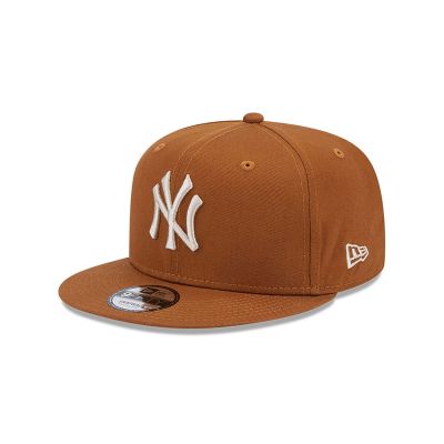New Era New York Yankees League Essential Brown 9FIFTY Snapback Cap - Brown - Cap