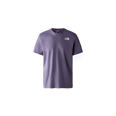 The North Face M S/S Red Box Tee - Purple - Short Sleeve T-Shirt