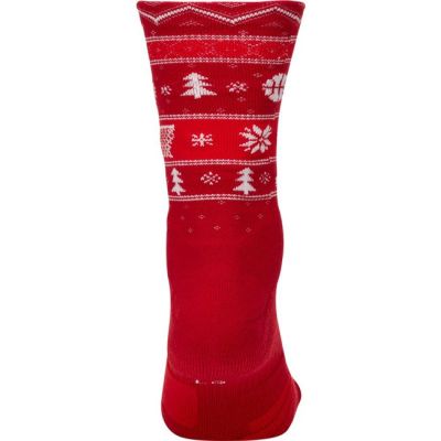 nike elite christmas crew socks - Red - Socks