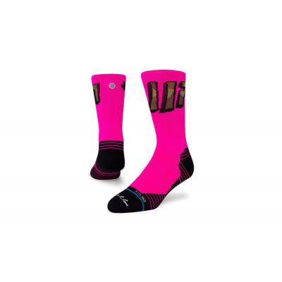 Stance Cinelli x Russ Pope Crew Sock - Pink - Socks