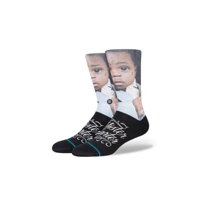 Stance Mister Carter Crew Sock - Black - Socks