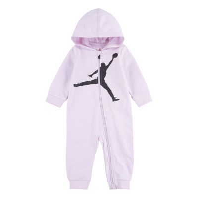 Jordan Baby JDB HBR Jumpman Hooded Coverall Bodysuit Pink Foam - Pink - body