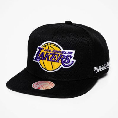 Mitchell & Ness English Dropback Snapback Los Angeles Lakers Black - Black - Cap