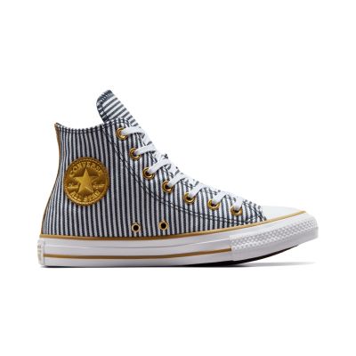 Converse Chuck Taylor All Star Herringbone Stripe Play On Fashion Hi - Blue - Sneakers