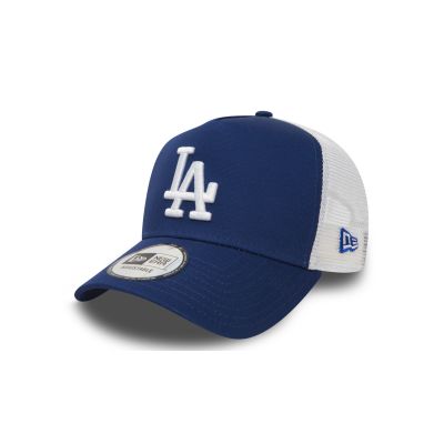 New Era LA Dodgers Clean Blue A-Frame Trucker Cap - Blue - Cap