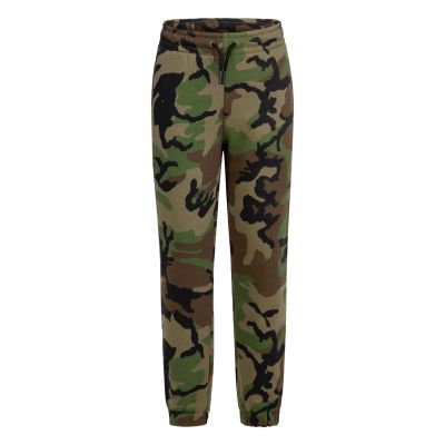 Jordan Boys Essentials Camo Pants - Green - Pants