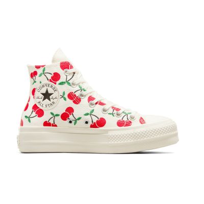 Converse Chuck Taylor All Star Lift Platform Cherries - White - Sneakers