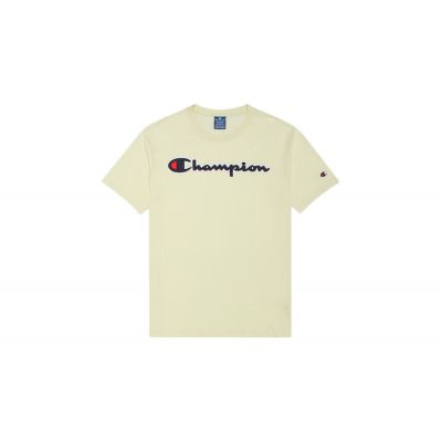Champion Script Logo T-Shirt - Brown - Short Sleeve T-Shirt