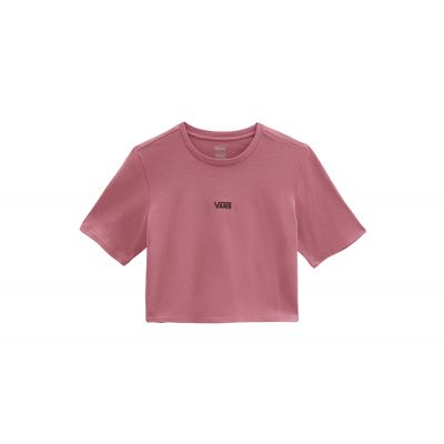 Vans Flying V Crop Crew Sport Tee - Pink - Short Sleeve T-Shirt