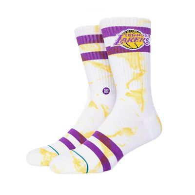 Stance Lakers Dyed Socks - Yellow - Socks