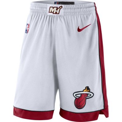 Nike Dri-FIT NBA Miami Heat Swingman Shorts - White - Shorts