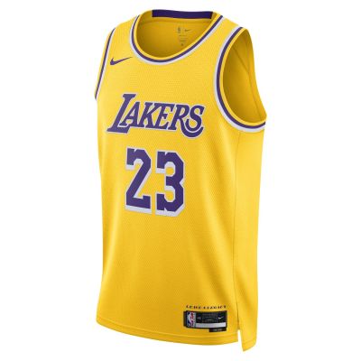 Nike Dri-FIT Los Angeles Lakers LeBron James Icon Edition 2022/23 Swingman Jersey Amarillo - Yellow - Jersey