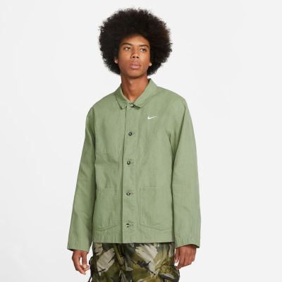 Nike Life Unlined Chore Coat Jacket Oil Green - Green - Jacket
