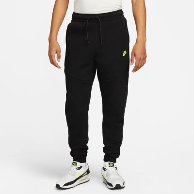 Nike Sportswear Tech Fleece Pants Black/Volt - Black - Pants