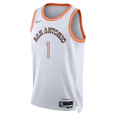 Nike NBA Dri-FIT Victor Wembanyama San Antonio Spurs City Edition 2023/24 Jersey - White - Jersey
