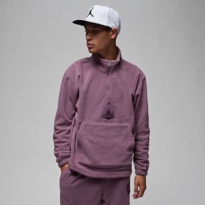 Jordan Essentials Winterized Fleece Half-Zip Hoodie Sky J Mauve - Purple - Hoodie