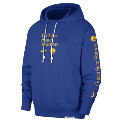 Nike NBA Dri-FIT Golden State Warriors Standard Issue Courtside Pullover Hoodie Rush Blue - Blue - Hoodie