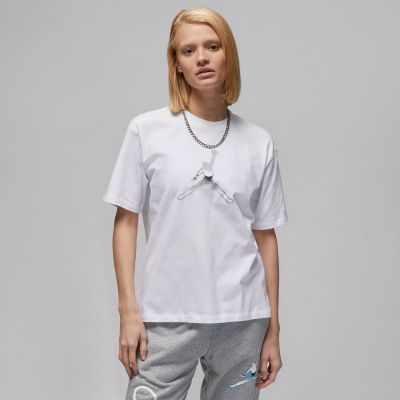 Jordan Wmns Graphic Tee White - White - Short Sleeve T-Shirt