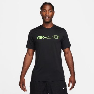 Nike Dri-FIT Verbiage Tee Black - Black - Short Sleeve T-Shirt