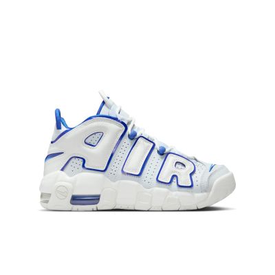 Nike Air More Uptempo "White Racer Blue" (GS) - White - Sneakers