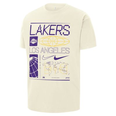 Nike NBA Los Angeles Lakers Max90 Tee - White - Short Sleeve T-Shirt