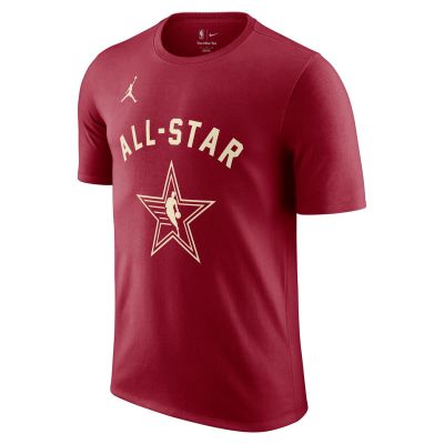 Jordan NBA 2024 All-Star Weekend Essential Luka Doncic Tee - Red - Short Sleeve T-Shirt