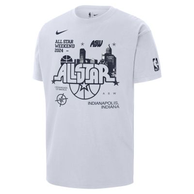 Nike NBA 2024 All-Star Weekend Tee White - White - Short Sleeve T-Shirt