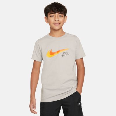 Nike Sportswear Big Kids' Graphic Tee Iron Ore - Grey - Short Sleeve T-Shirt