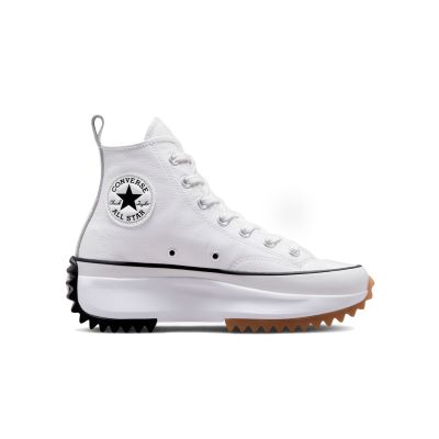 Converse Run Star Hike Platform Foundational Leather - White - Sneakers