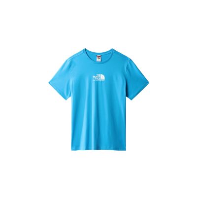 The North Face M S/S Alpine Equipment Tee - Blue - Short Sleeve T-Shirt