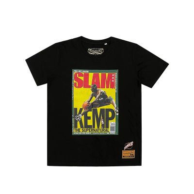 Mitchell & Ness NBA Shawn Kemp Slam Tee - Black - Short Sleeve T-Shirt