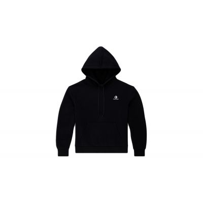 Converse Embroidered Star Chevron Pullover Hoodie - Black - Hoodie